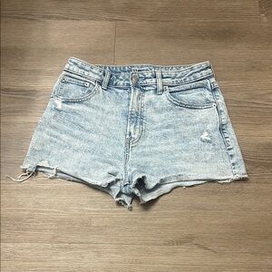 Gap Teen Distressed Light Blue Denim Shorts